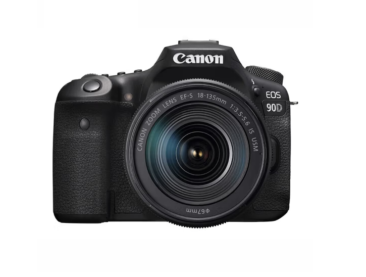 佳能/CANON EOS 90D 3.0英寸/3000-3999万/单反相机/APS-C/SD卡+SDHC卡+SDXC卡/单镜头套机/黑色/数字照相机